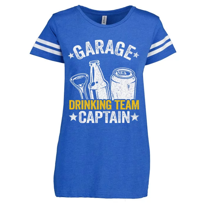 Funny Beer Garage Drinker Garage Drinking Team Captain Enza Ladies Jersey Football T-Shirt