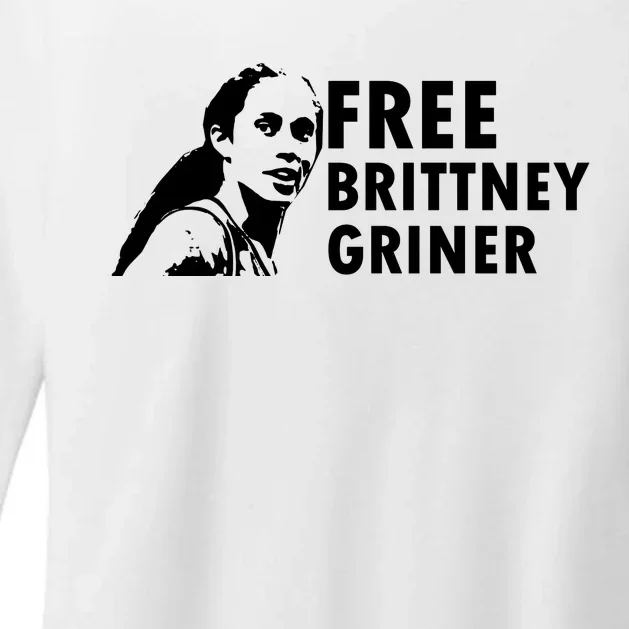 Free Brittney Griner Free BG Basketball Support Brittney Griner Womens CVC Long Sleeve Shirt