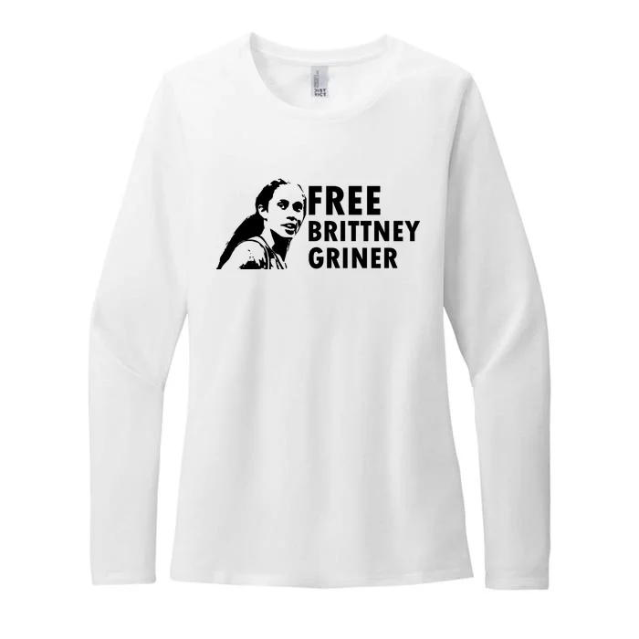 Free Brittney Griner Free BG Basketball Support Brittney Griner Womens CVC Long Sleeve Shirt