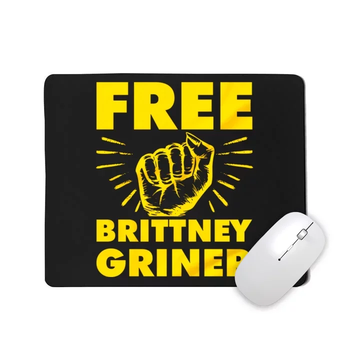 Free Brittney Griner Free BG Fight Hand Supporter Mousepad