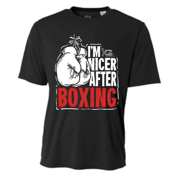 Funny Boxing Gift For A Boxer And Fighter Cool Gift Cooling Performance Crew T-Shirt