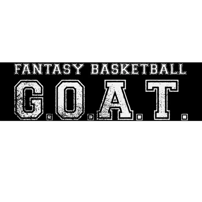 Fantasy Basketball GOAT League Champion Champ Winner Bumper Sticker