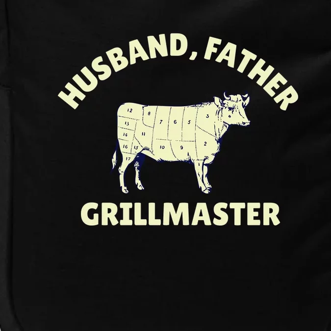 Funny BBQ Grilling Husband Father Grillmaster Impact Tech Backpack