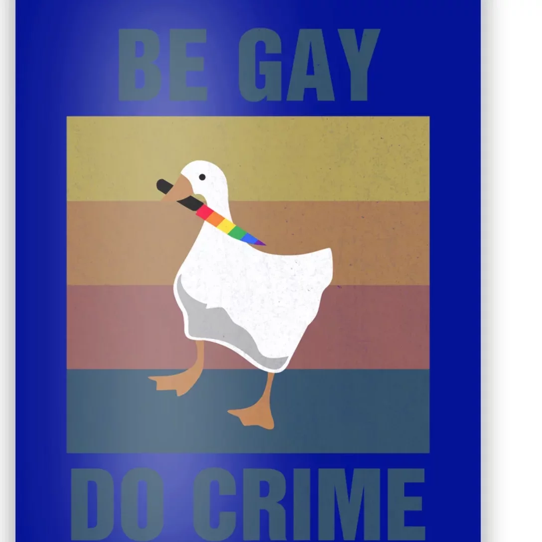 Funny Be Gay Do Crime Lgbt Pride Month Gift Cute Gift Poster