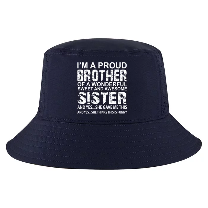 Funny Birthday Gift For Brother From Awesome Sister Present Cool Comfort Performance Bucket Hat