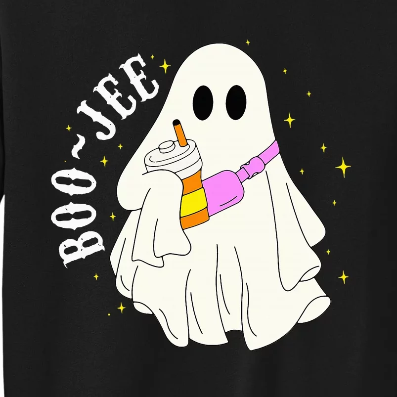 Funny BooJee Ghost Boujee Halloween Costume Spooky Season Sweatshirt