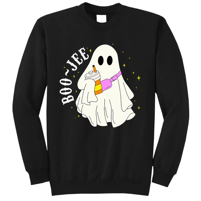 Funny BooJee Ghost Boujee Halloween Costume Spooky Season Sweatshirt