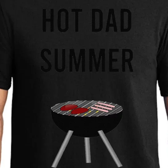 Funny BBQ Grilling Father Day Gag Joke Daddy Hot Dad Summer Pajama Set