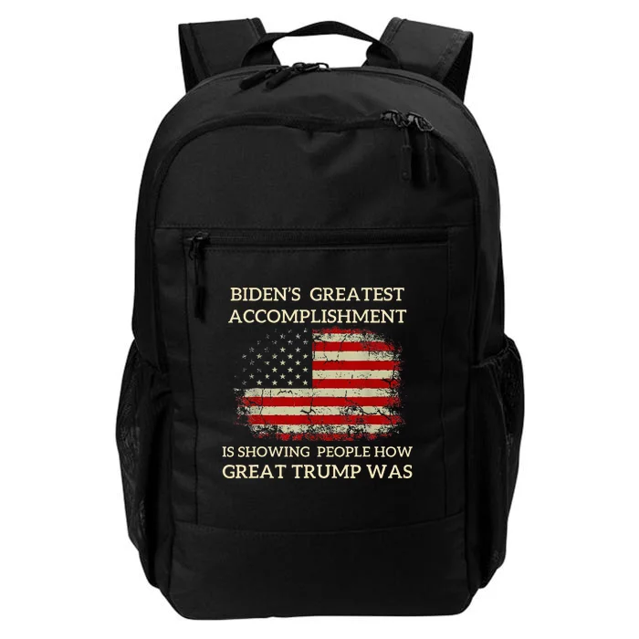 Funny BidenS Greatest Accomplishment Is Showing Trump 2024 Daily Commute Backpack