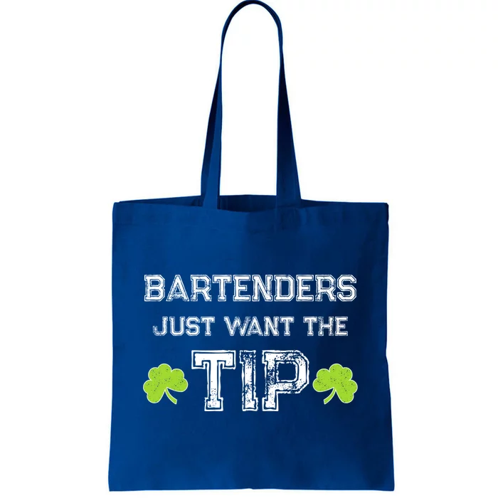 Funny Bartendings Gift Saint Patricks Day Shamrock Bar Pub Gift Tote Bag