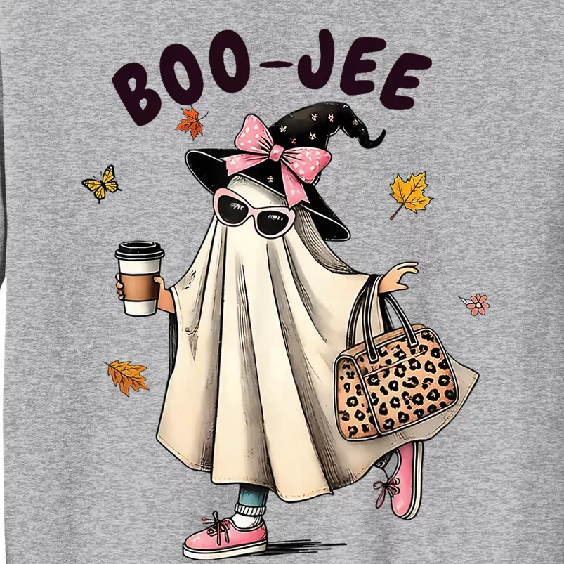 Funny Boojee Ghost Halloween Boo Jee Ghost Spooky Season Tall Sweatshirt