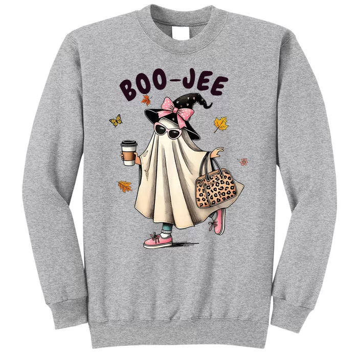 Funny Boojee Ghost Halloween Boo Jee Ghost Spooky Season Tall Sweatshirt