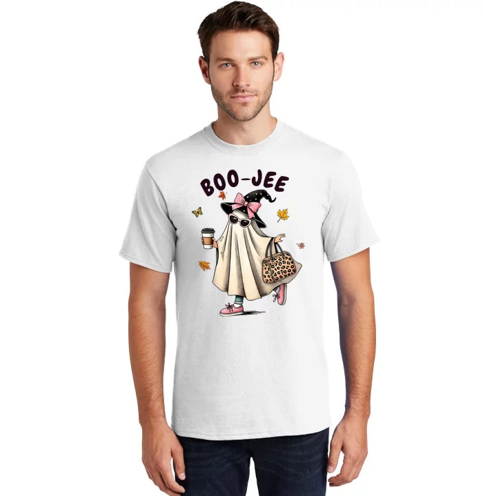 Funny Boojee Ghost Halloween Boo Jee Ghost Spooky Season Tall T-Shirt