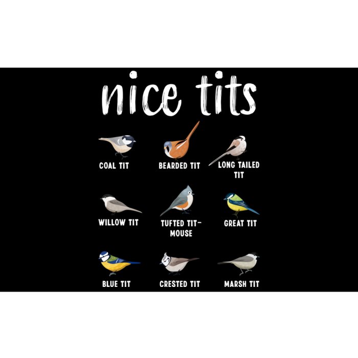 Funny Bird Gift Nice Tits Ornithology Bumper Sticker