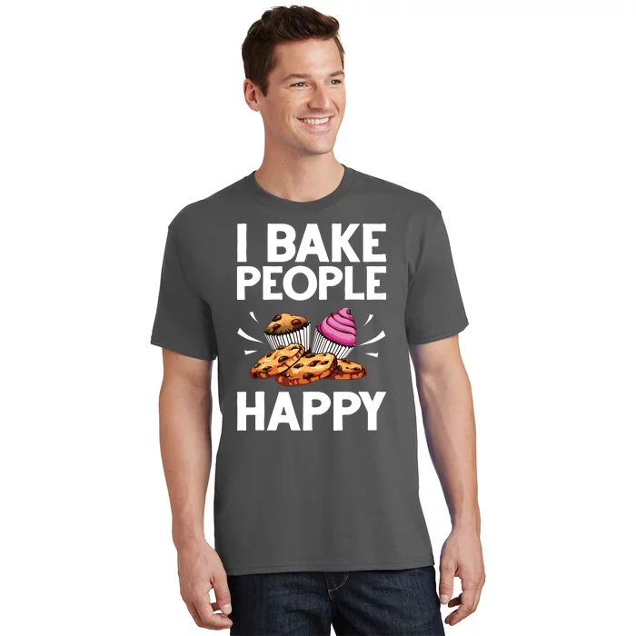 Funny Baker Gift For Men Women Food Cake Baking Pastry Chef T-Shirt