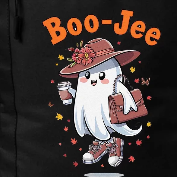 Funny Boojee Ghost Halloween Boo Jee Ghost Spooky Season Daily Commute Backpack