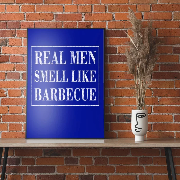 Funny Bbq Grilling Real Smell Like Barbecue Great Gift Poster