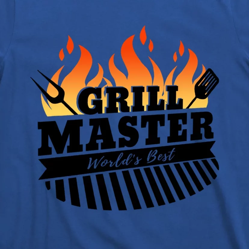 Funny Bbq Grill Master Worlds Best Grillfather Grillers Cute Gift T-Shirt