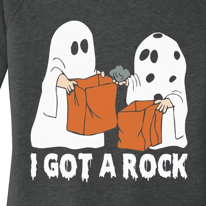 Funny Boo Ghost Scary I Got A Rock Halloween Women's Perfect Tri Tunic Long Sleeve Shirt