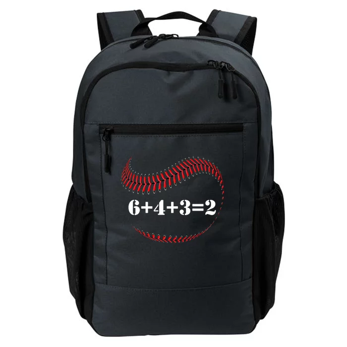 Funny Baseball Gift 6+4+3 2 Baseball Double Play Gift Daily Commute Backpack