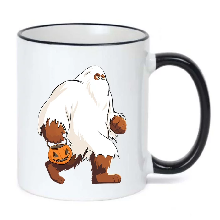 Funny Bigfoot Ghost Halloween Costume Meaningful Gift Black Color Changing Mug