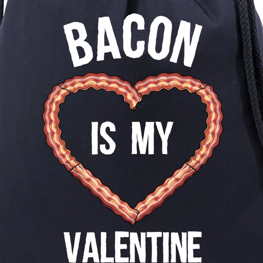 Funny Bacon Gift Valentine's Day Gift Drawstring Bag