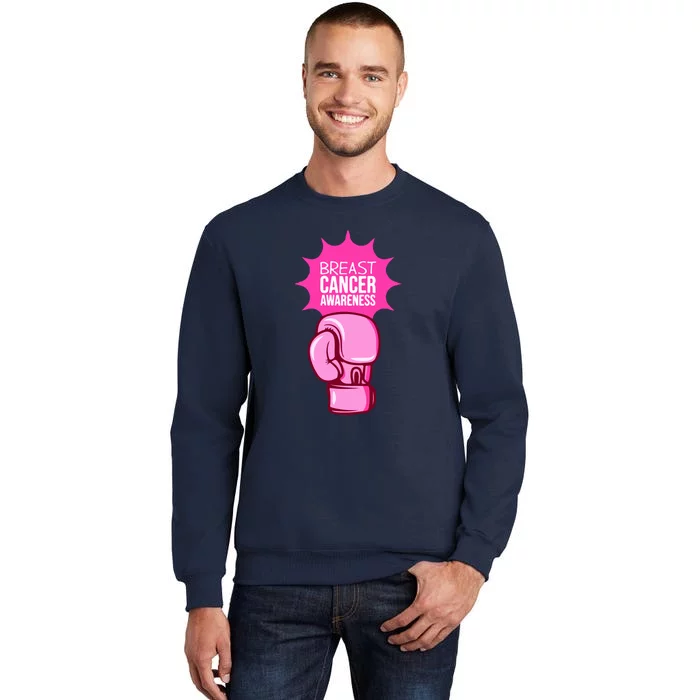 Funny Boxing Glove Breast Cancer Awareness Gift Sweatshirt