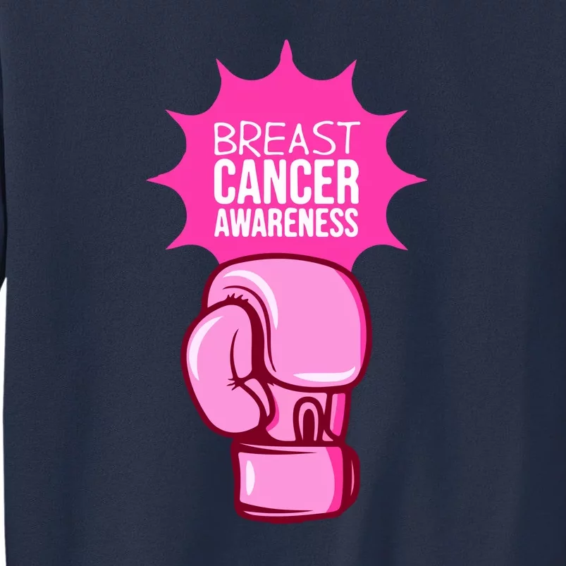 Funny Boxing Glove Breast Cancer Awareness Gift Sweatshirt