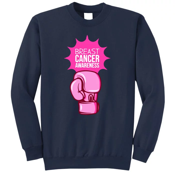 Funny Boxing Glove Breast Cancer Awareness Gift Sweatshirt