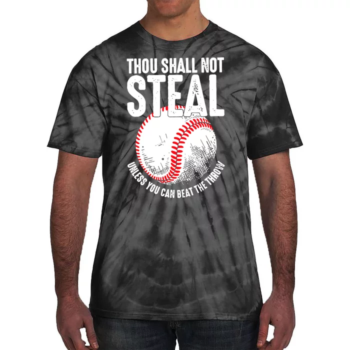 Funny Baseball Gift For Fan Tie-Dye T-Shirt