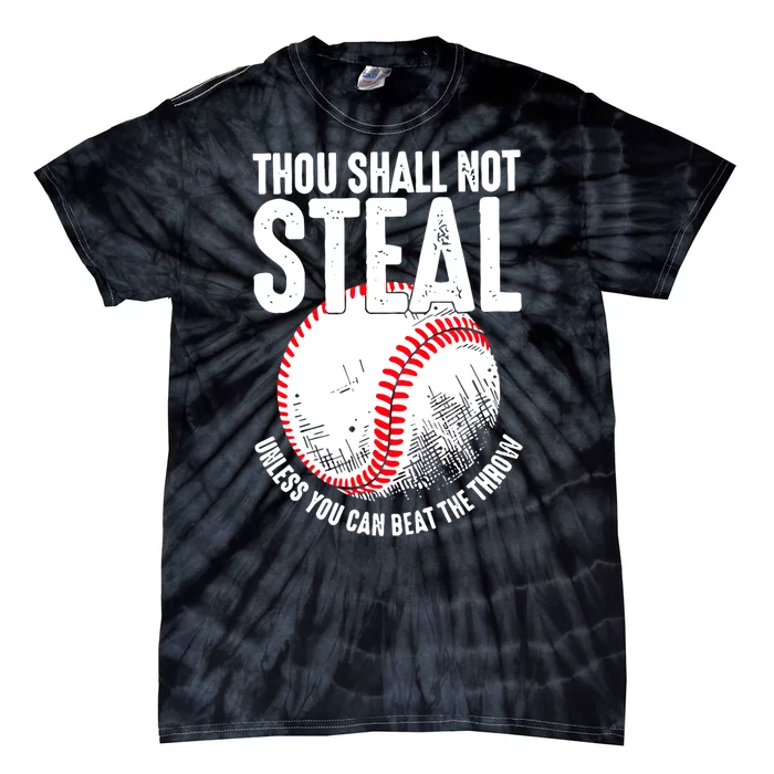 Funny Baseball Gift For Fan Tie-Dye T-Shirt