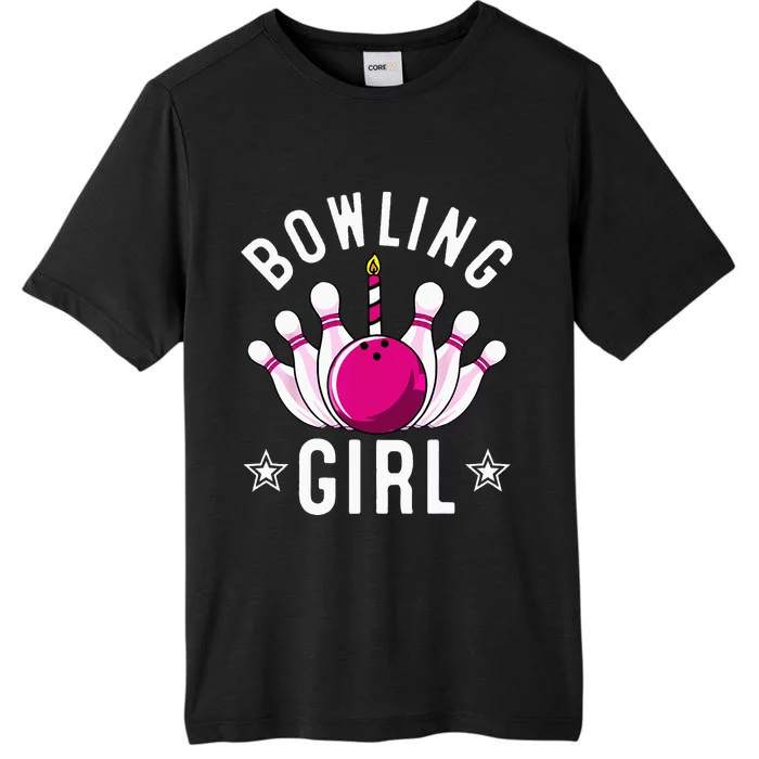 Funny Bowling Gift For Cool Bowler Birthday Party ChromaSoft Performance T-Shirt