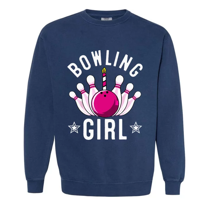 Funny Bowling Gift For Cool Bowler Birthday Party Garment-Dyed Sweatshirt