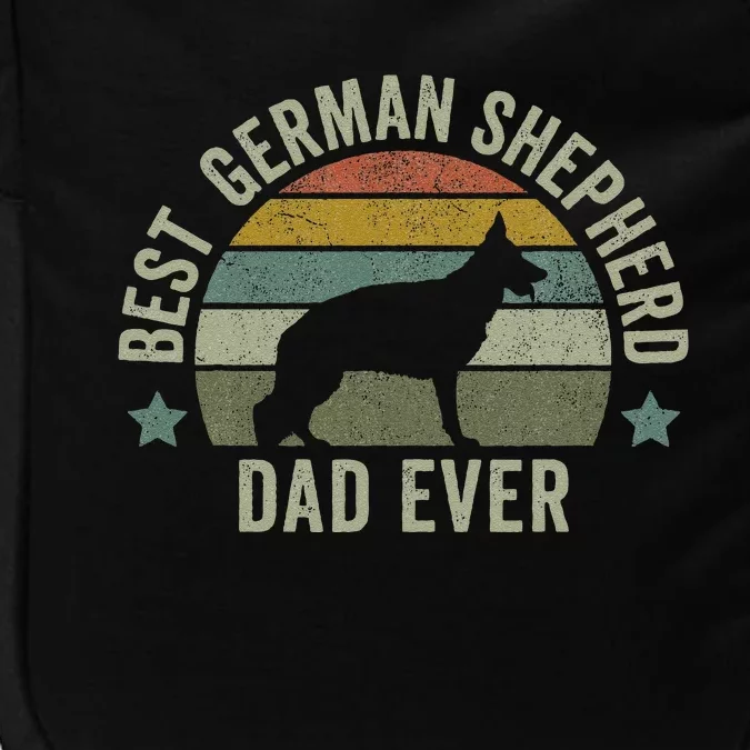 Funny Best German Shepherd Dad Dog Fathers Day Doggy Impact Tech Backpack