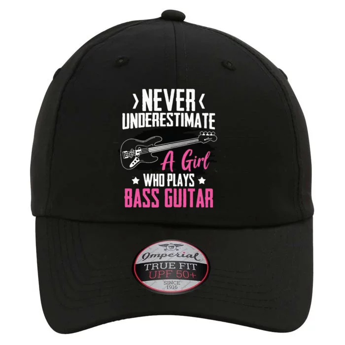 Funny Bass Guitar Lover Graphic Women And Girl Bass Player The Original Performance Cap