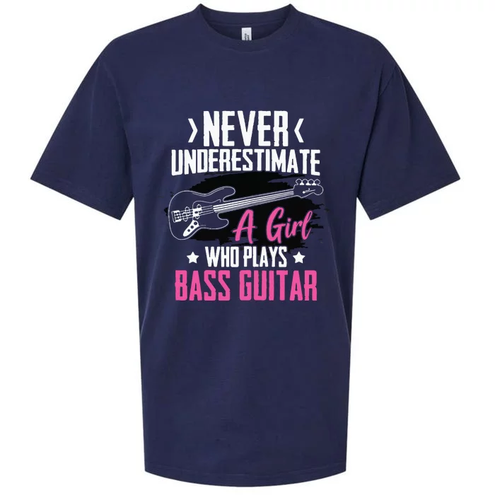 Funny Bass Guitar Lover Graphic Women And Girl Bass Player Sueded Cloud Jersey T-Shirt