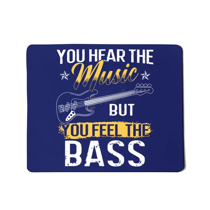 Funny Bass Guitar Lover Graphic Women And Men Bass Player Mousepad