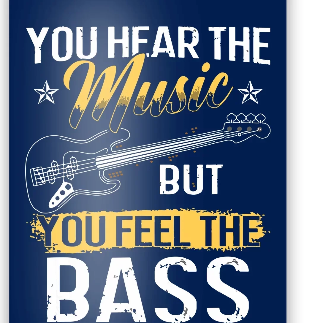 Funny Bass Guitar Lover Graphic Women And Men Bass Player Poster