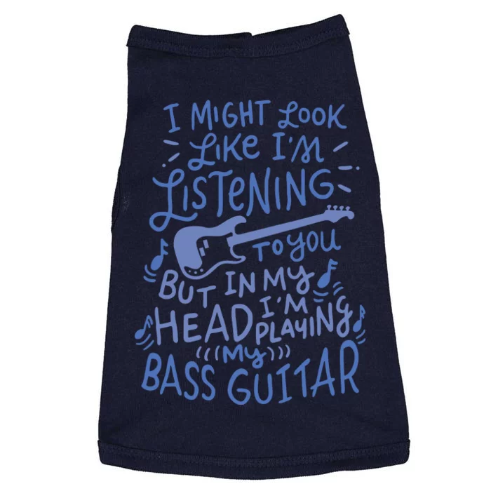 Funny Bass Guitar Player Music Lover Bassist Doggie Tank