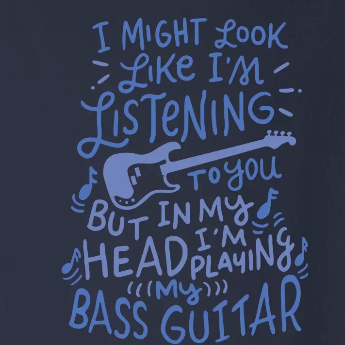 Funny Bass Guitar Player Music Lover Bassist Toddler Long Sleeve Shirt