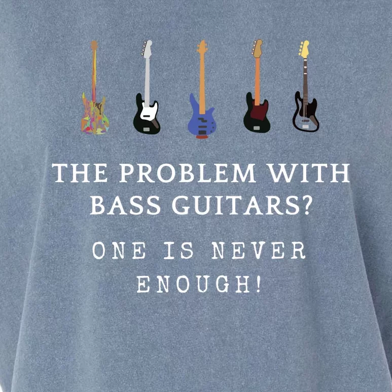 Funny Bass Guitar Garment-Dyed Women's Muscle Tee