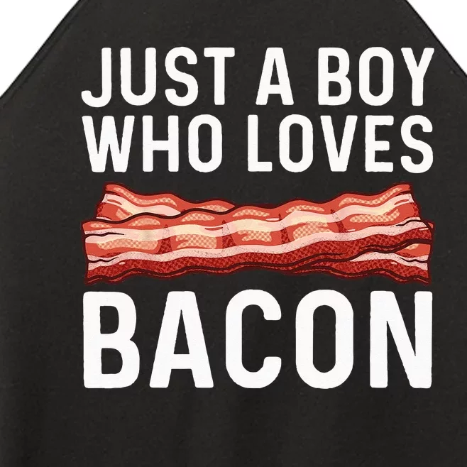 Funny Bacon Gift For Bacon Lovers Meat Foodie Pun Women’s Perfect Tri Rocker Tank