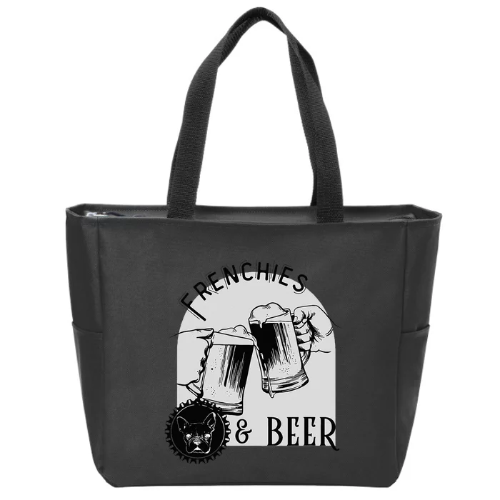 French Bulldog Gift Zip Tote Bag