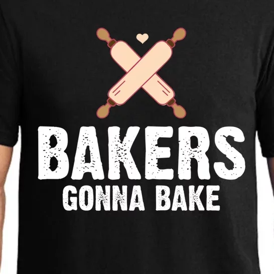 Funny Bakers Gonna Bake Baking Lover Rolling Pins Funny Gift Pajama Set