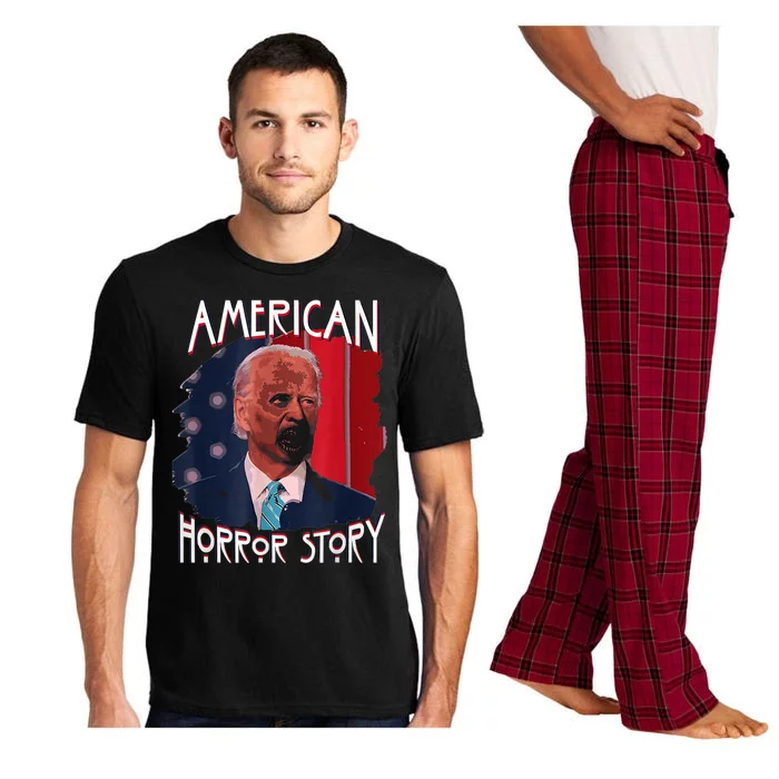 Funny Biden Horror American Ghost Story Halloween Pajama Set