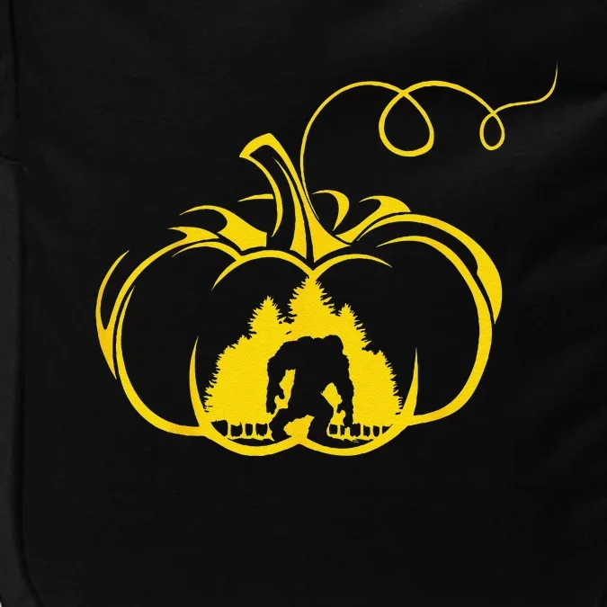 Funny Bigfoot Halloween Pumpkin Graphic Tee Impact Tech Backpack