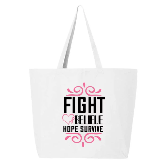 Fight Believe Hope Survive 25L Jumbo Tote