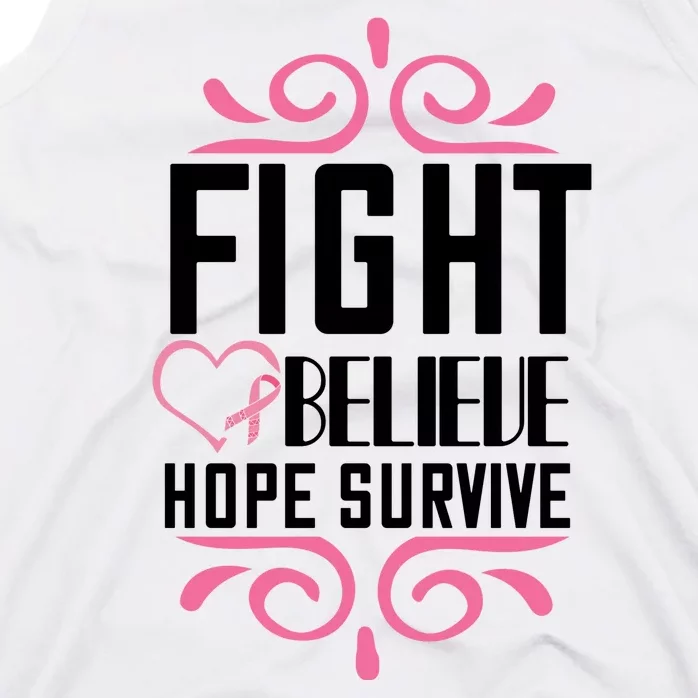 Fight Believe Hope Survive Tank Top