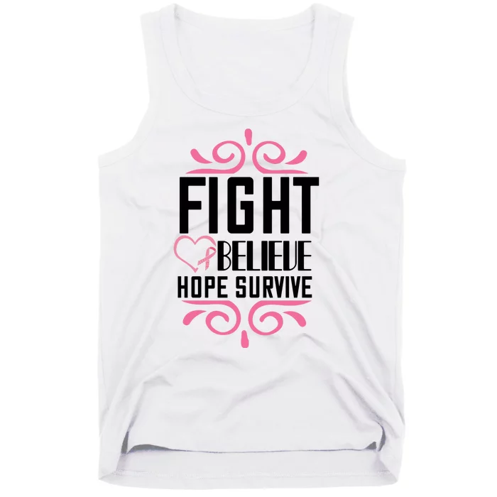 Fight Believe Hope Survive Tank Top