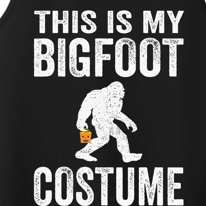 Funny Bigfoot Halloween Costume Performance Tank